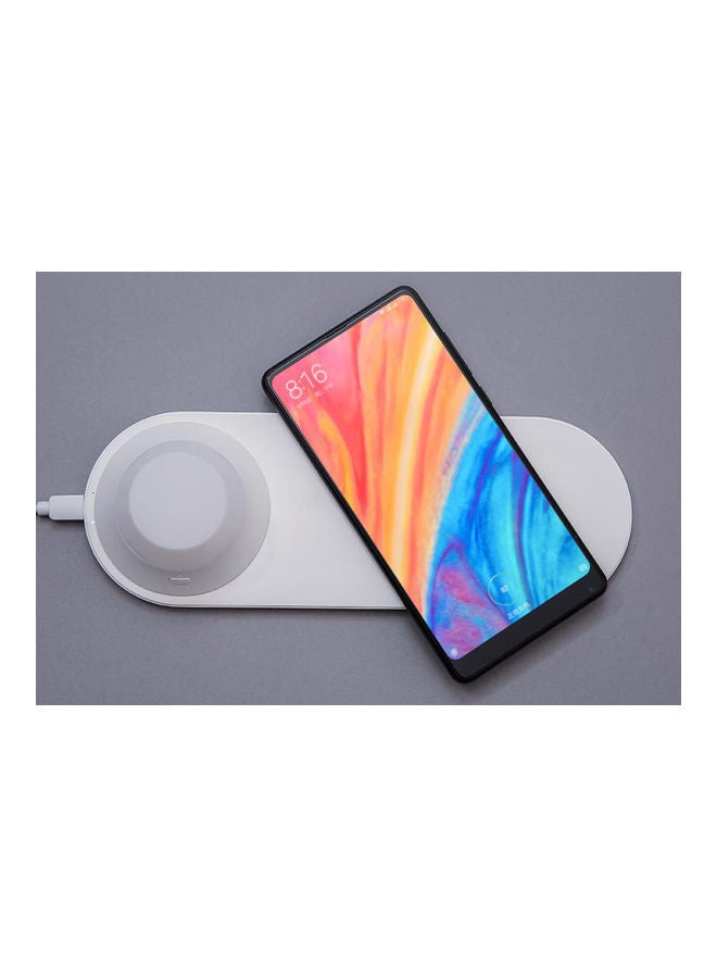 Yeelight Magnetic Attraction Wireless Charger with LED Night Light White  - Image 3
