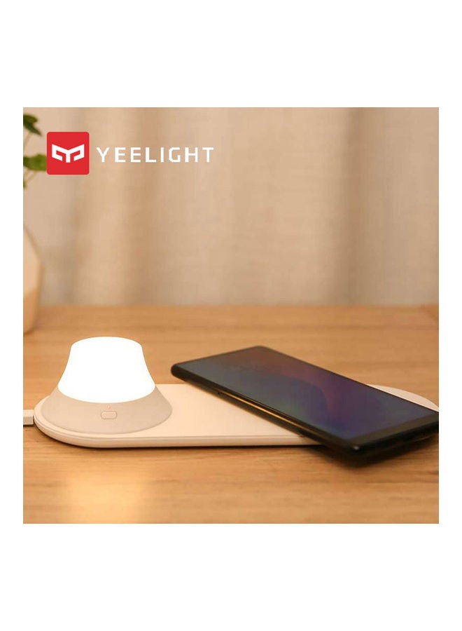 Yeelight Magnetic Attraction Wireless Charger with LED Night Light White  - Image 5