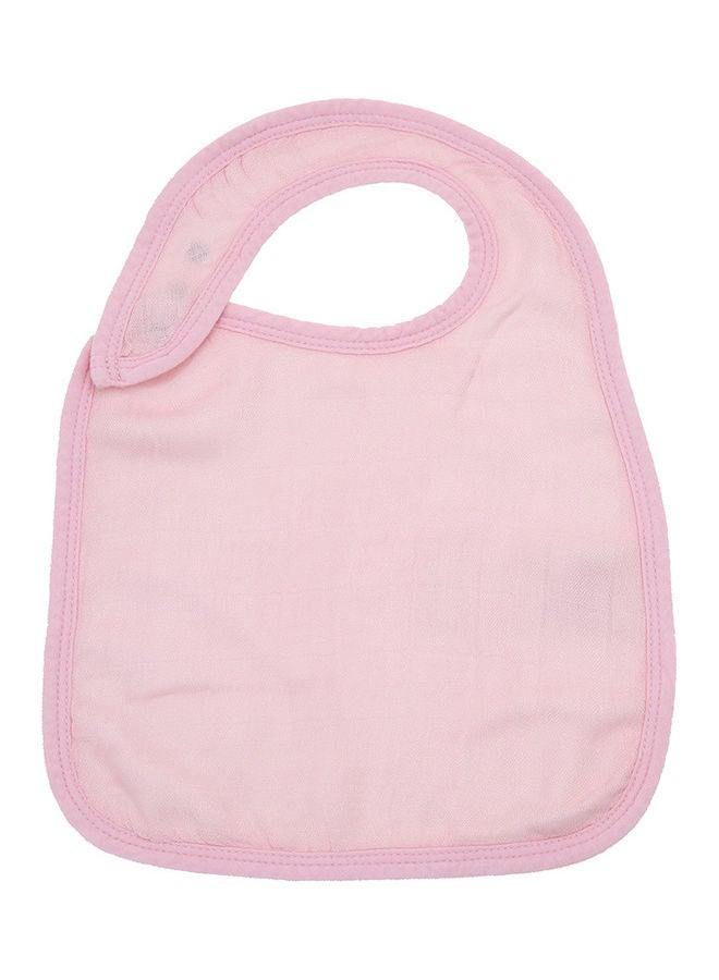 kribbea 100% Organic Bamboo Muslin Soft Absorbent 3 Layers Adjustable Bib  - Image 1