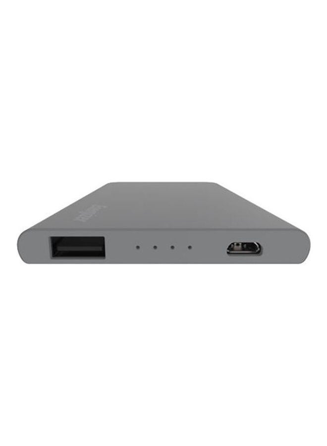 Energizer - 4000.0 mAh Power Bank for Mobile Phones and Tablets 4000mAh Grey - Image 1