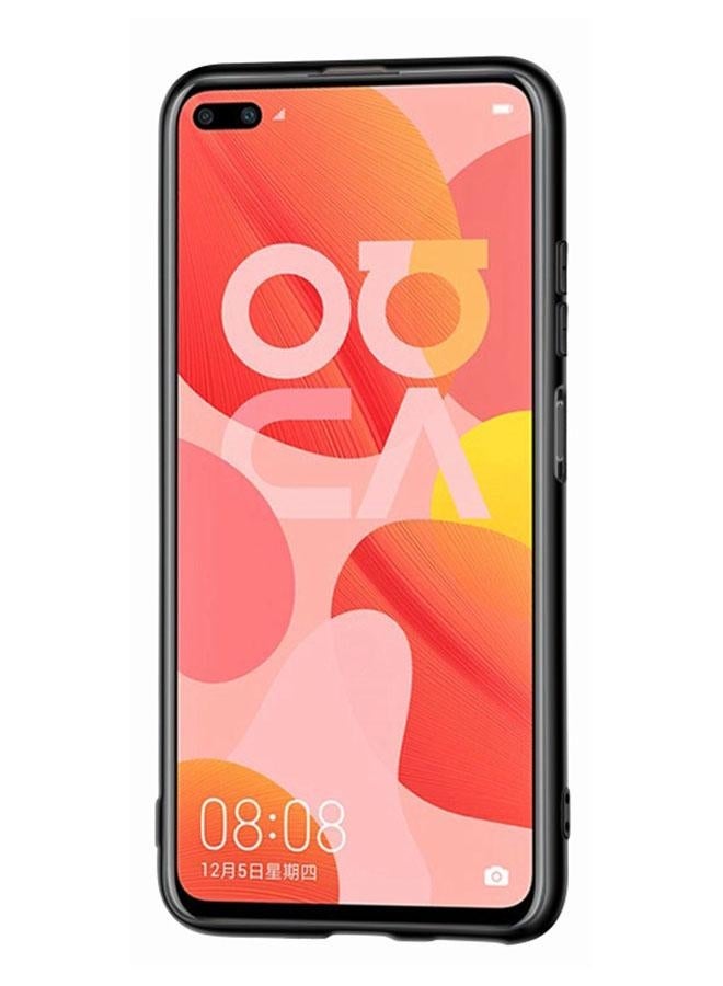 Covernex - Protective Case Cover For Huawei Nova 6 5G Brown Hat Girl  and  Effiel Tower - Image 1