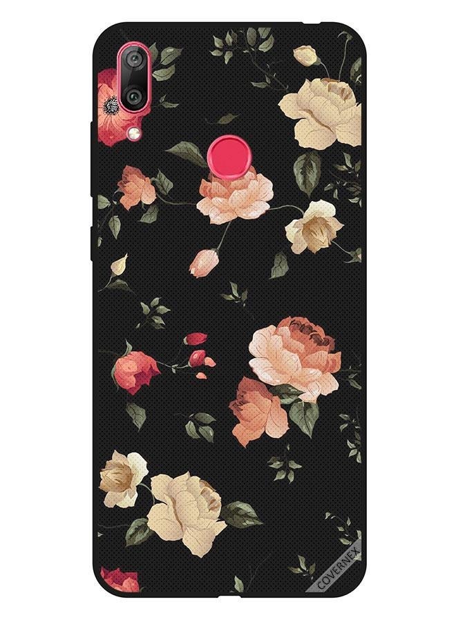 Covernex Protective Case Cover for Huawei Y7 Prime 2019 Colorful Lotus  - Image 1