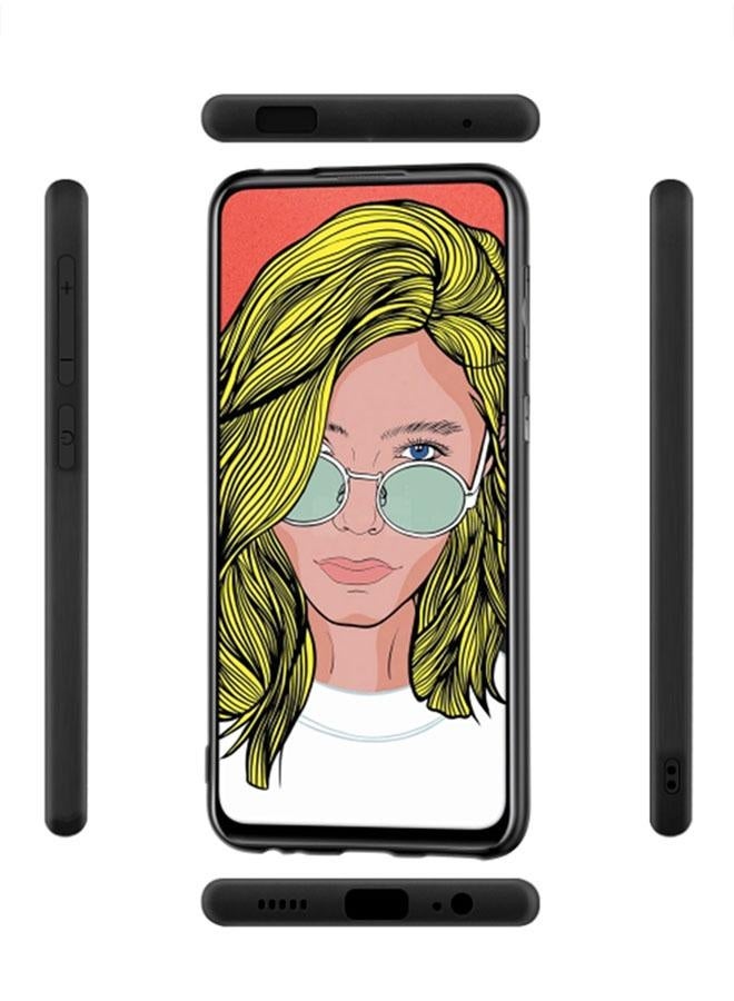 كوفرنيكس غطاء حماية واقٍ لهاتف هواوي Y9 برايم 2019 فتاة لطيفة أنيقة ترتدي نظارةً سوداء - Image 3