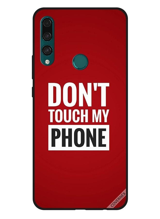 Covernex Huawei Y9 Prime 2019 Protective Case Cover Printed Featuring Don't Touch My Phone DESIGN_0088 - Image 1