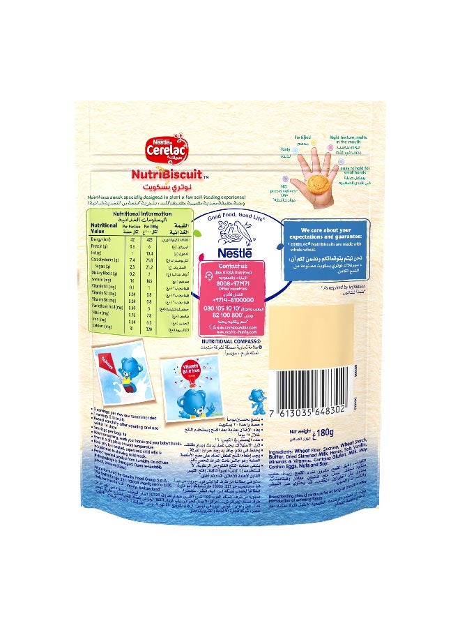 Cerelac Nutribiscuit Original Biscuit 180grams  - Image 2