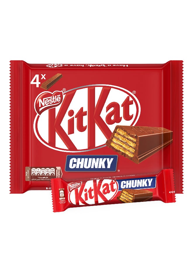 KitKat Chunky Chocolate Bar 40grams Pack of 4 - Image 1