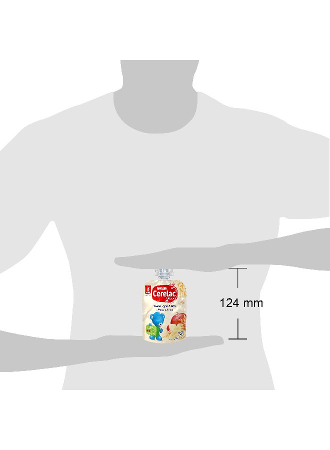 Cerelac - Cerelac Fruits Puree Pouch Banana, Apple And Oats 90grams - Image 1