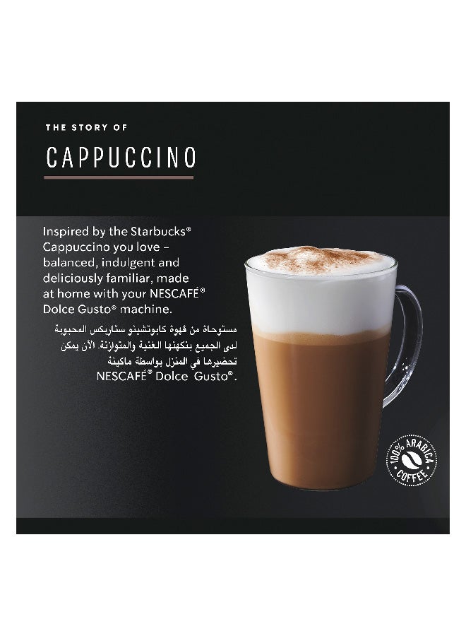 Starbucks - Dolce Gusto 12 Pods Cappuccino 120grams - Image 1