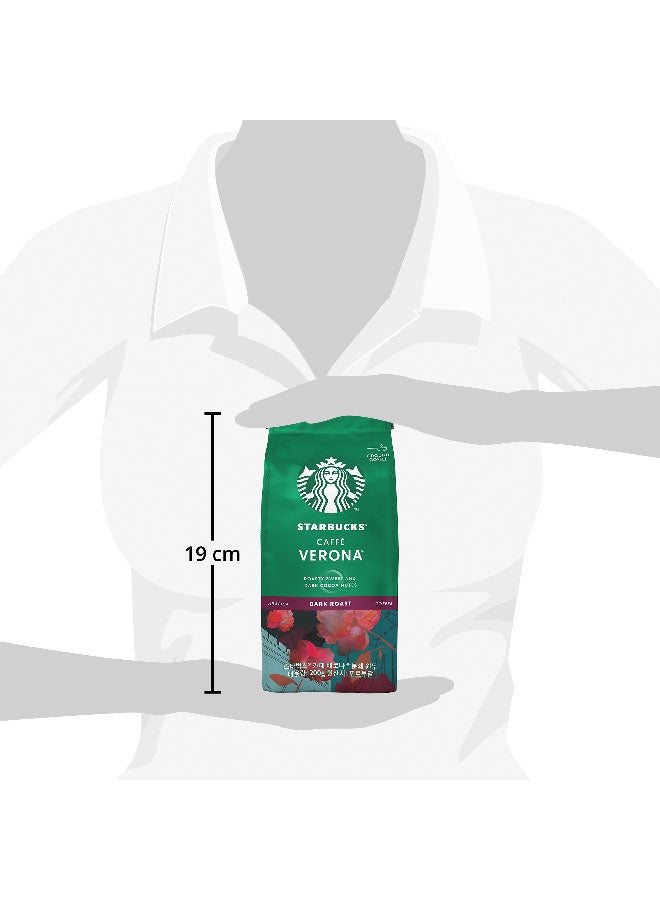Starbucks Cafe Verona Dark Ground Arabica Coffee 200grams  - Image 4