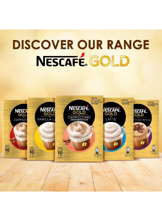 Nescafe - Gold Double Choc Mocha Instant Coffee Mix 10 Sachets 23grams - Image 1