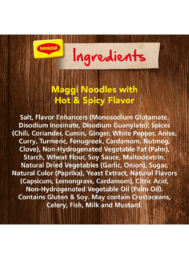 Maggi Spicy Noodles 78grams Pack of 5 - Image 5
