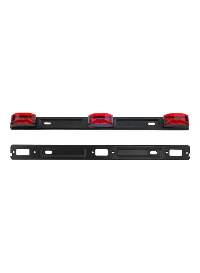 Generic 14" 3 Lamp ID LED Light Bar Tailgate Mount for Dodge RAM 1500 2500 3500 - Image 1