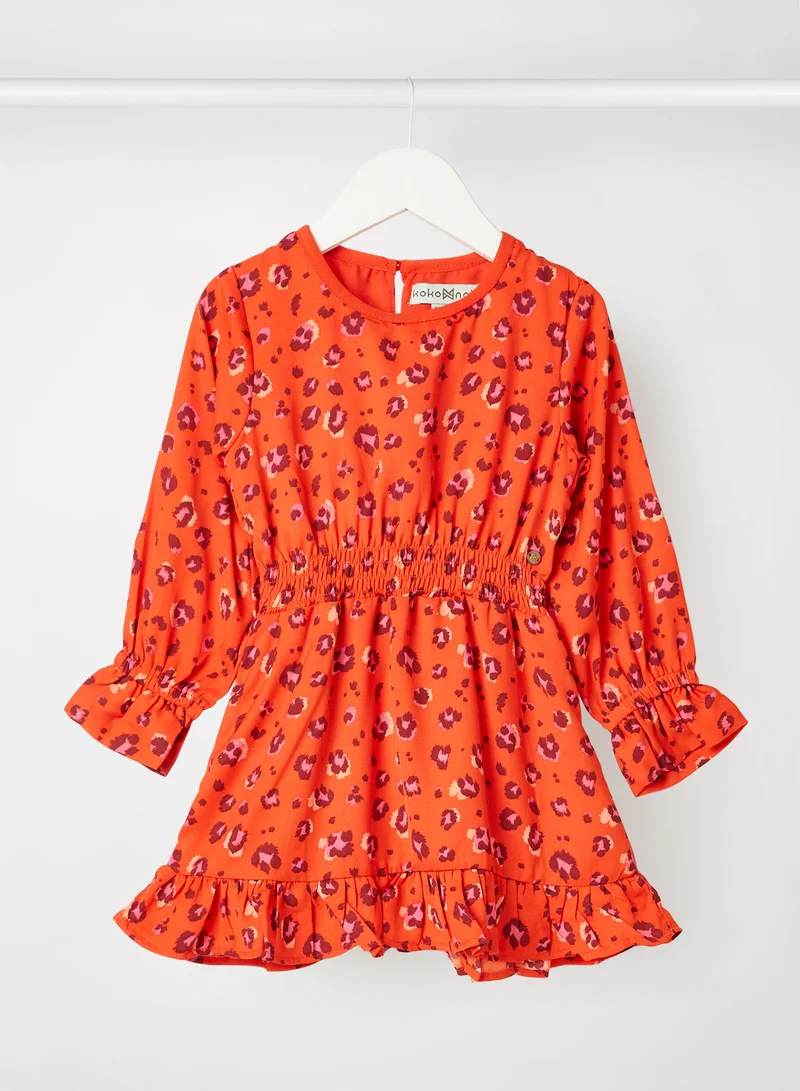 koko noko Kids/Teen Printed Dress Red