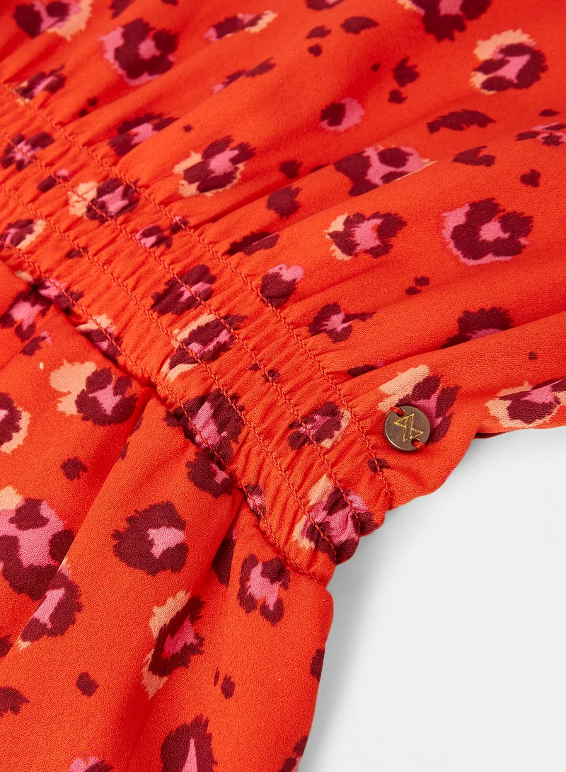 koko noko Kids/Teen Printed Dress Red