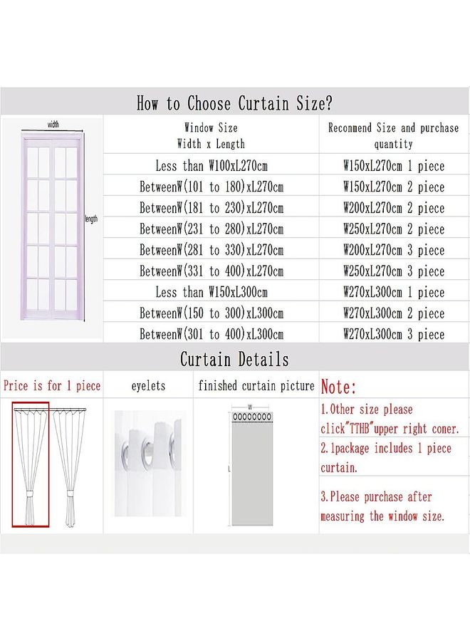 المنزل الذهبي ستائر تعتيم لغرفة النوم أسود 150x270سم  - Image 5