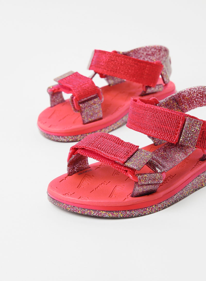 Mini Melissa Kids Papete Rider Sandals Red - Image 4