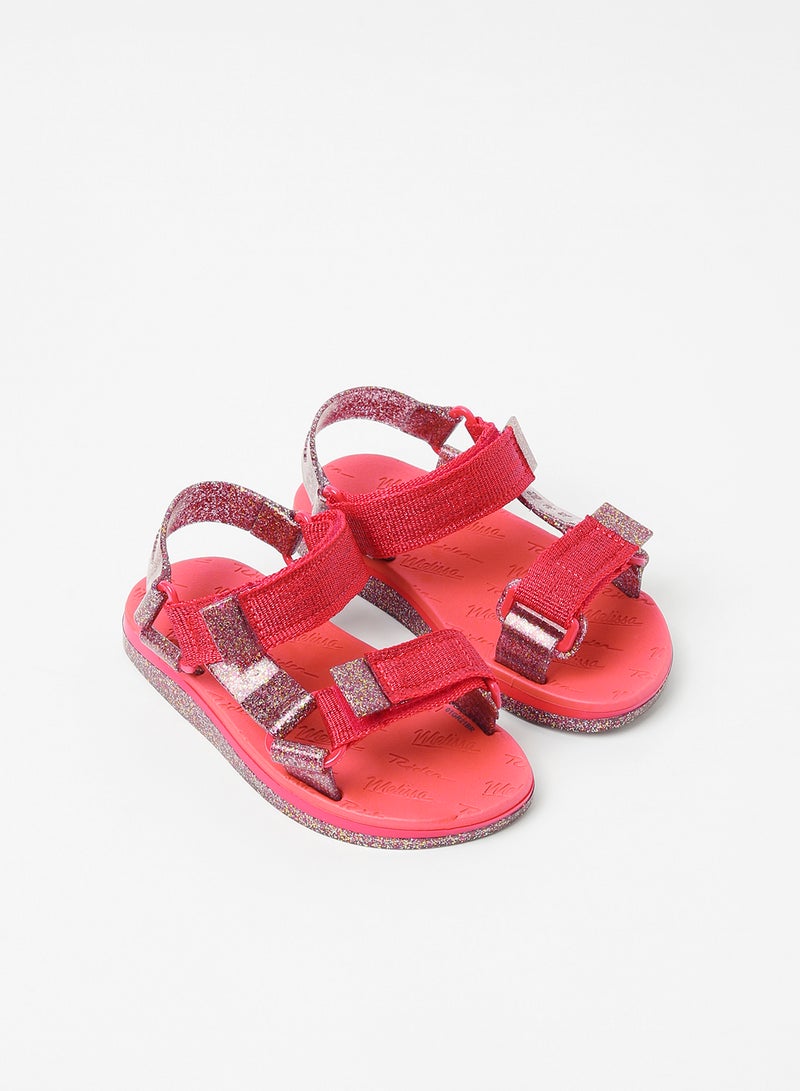 Mini Melissa Kids Papete Rider Sandals Red - Image 2