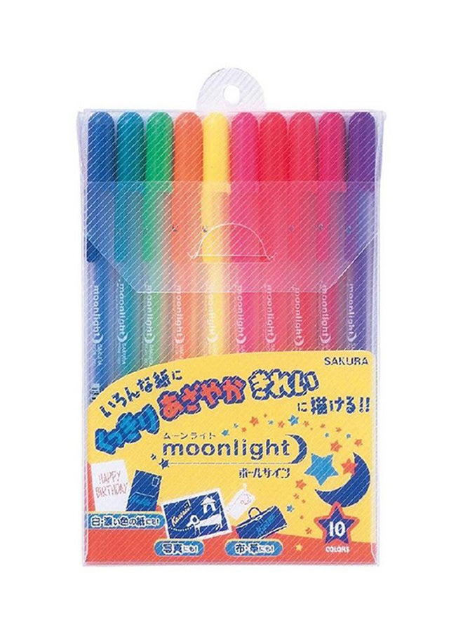SAKURA Pack Of 10 Colour Pen Set Multicolour