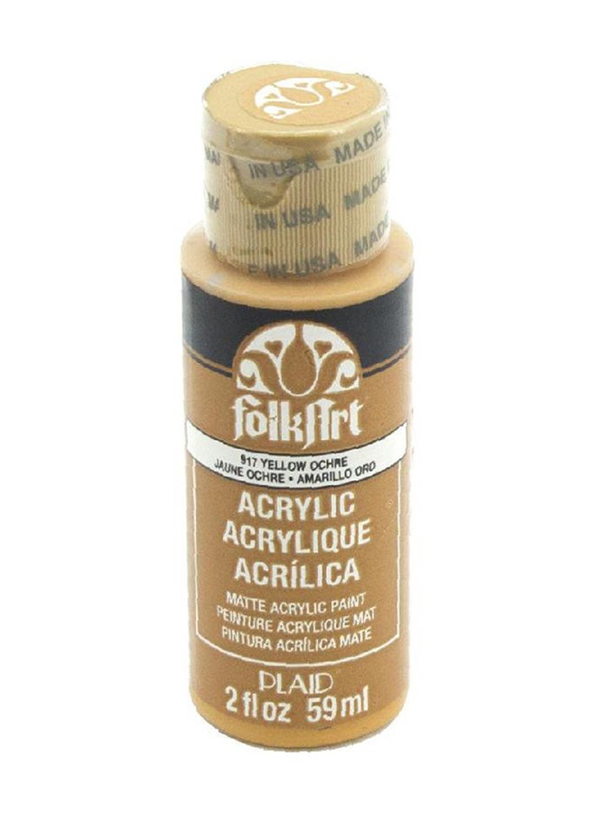 PLAID FolkArt Acrylic Paint Yellow