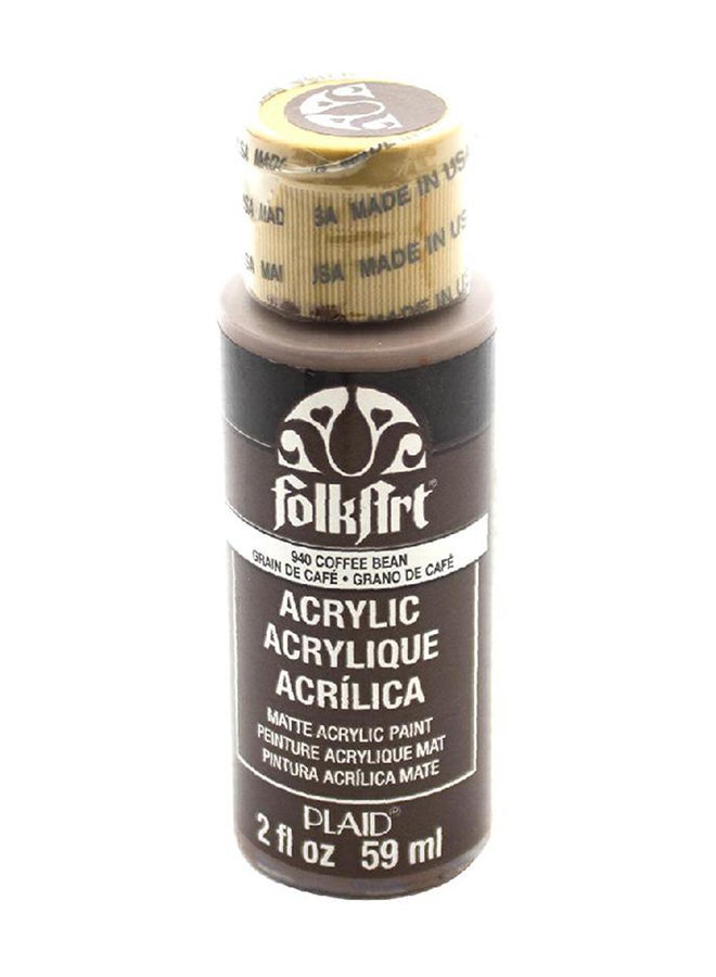 PLAID FolkArt Acrylic Paint Coffee Bean