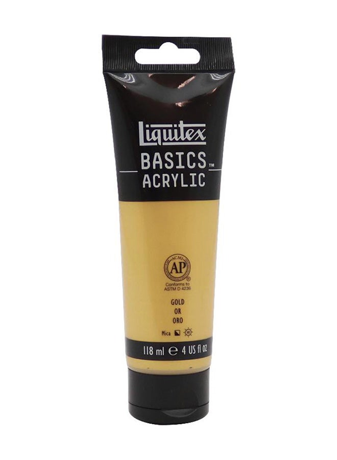 Liquitex Basics Acrylic Paint Yellow - Image 1