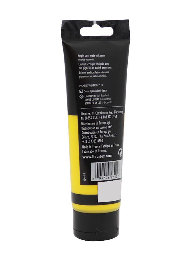 Liquitex Basics Acrylic Paint Primary Yellow - Image 2