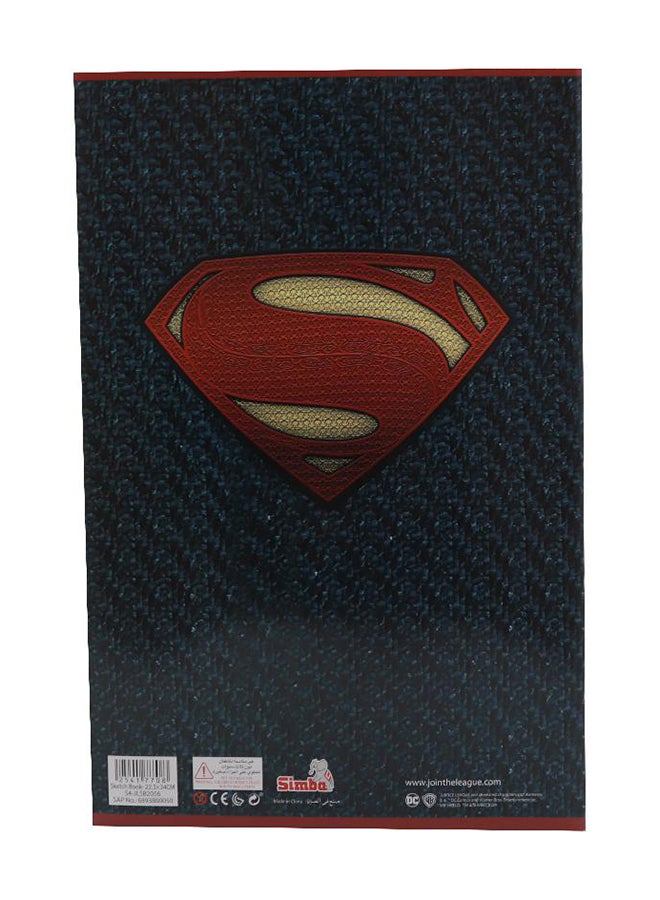 دي سي كوميكس دفتر رسم بتصميم سوبرمان من 20 قطعة متعدد الألوان - Image 2