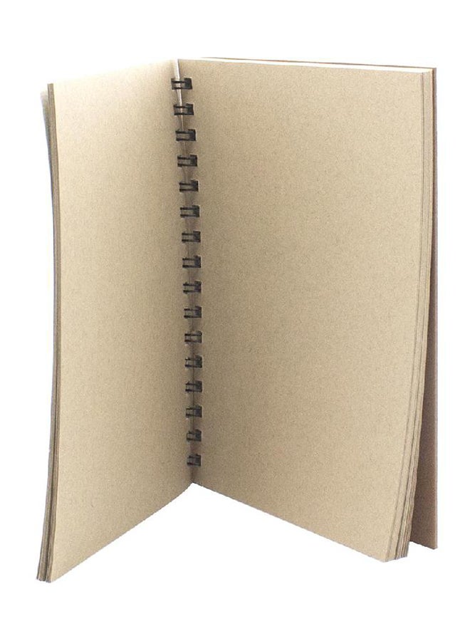 50-Sheet Toned Tan Sketch Pad Perforated 118 Gsm Brown