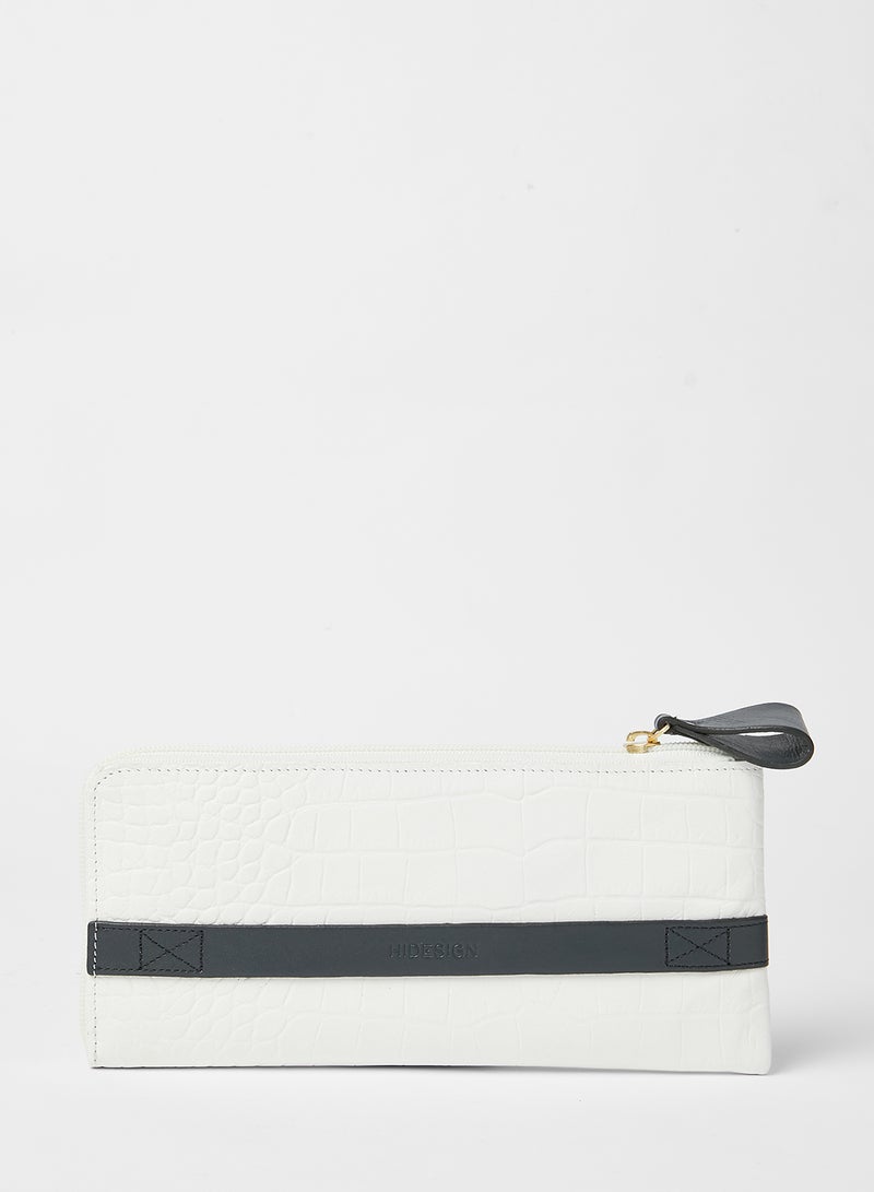 Hidesign - Zip-Up Wallet White - Image 1