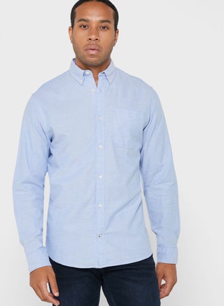 Casual Stylish Shirt Blue - v1630050747/N50496481V_1