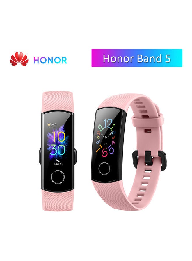 Honor - Band 5 Smart Watch 0.95 Inch Large AMOLED Color Display Pink - Image 1