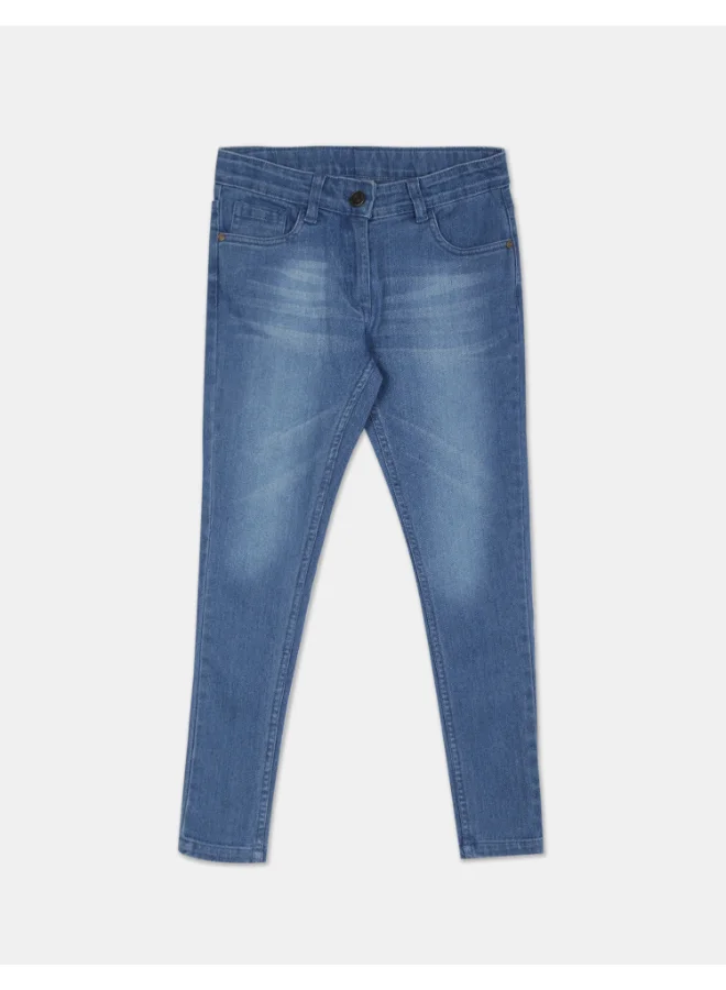 Cherokee Elegant Girls Casual Cotton Jeans Blue