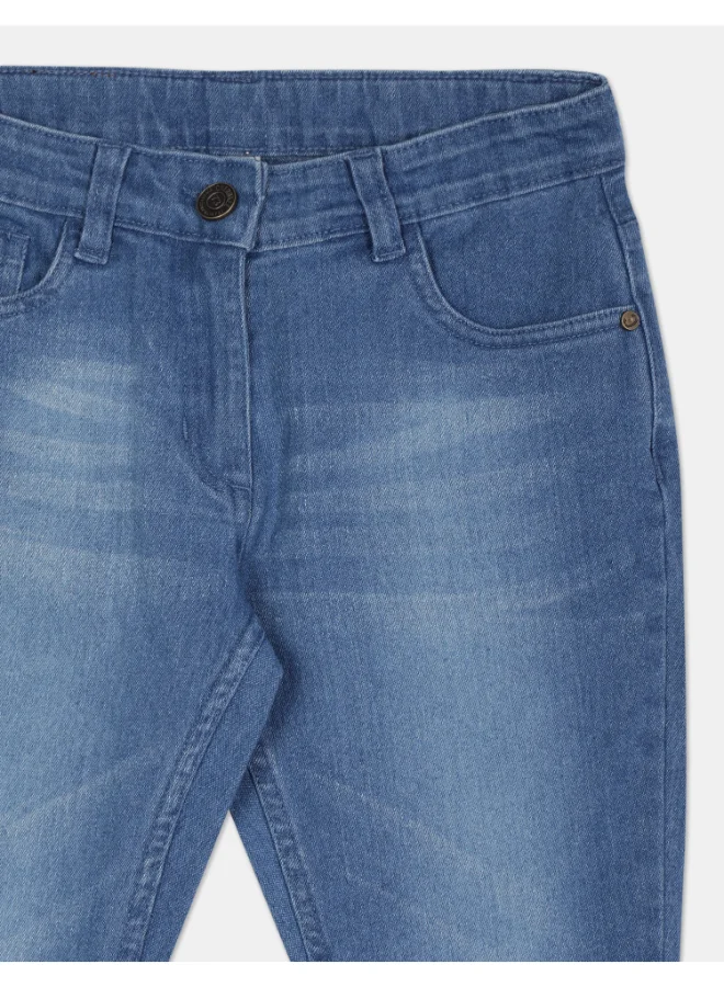 Cherokee Elegant Girls Casual Cotton Jeans Blue