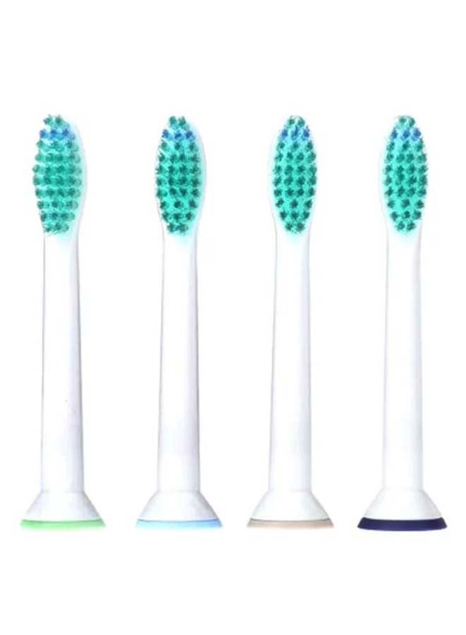 4-Piece Electric Toothbrush Replacement Heads For Philips Sonicare P-HX-6014/HX6014 White/Blue - Image 1