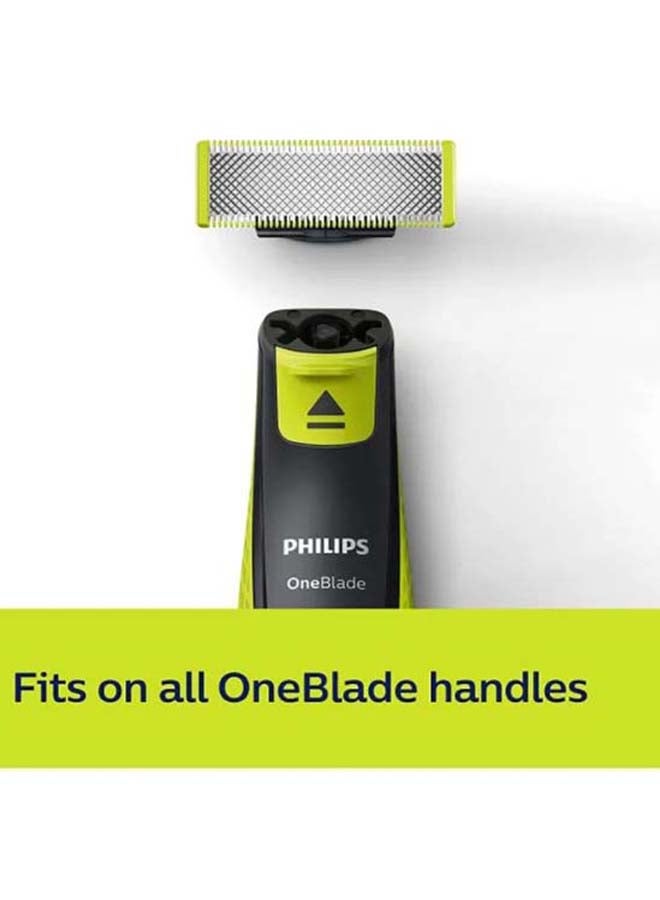 Philips QP210/50 OneBlade Replacement Blade Silver/Green 2.2*11*9.8cm  - Image 2