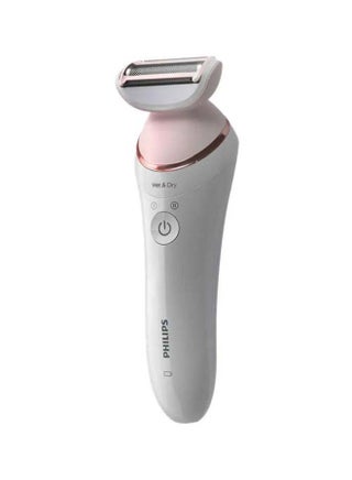 ماكينة إزالة الشعر Series 8000 للاستخدام الرطب والجاف BRE720/01، ضمان لمدة عامين أبيض/وردي أبيض/ وردي - view 2
