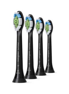 PHILIPS SONICARE Pack Of 4 Toothbrush Heads Black  - Image 1