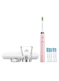 PHILIPS SONICARE Diamond Clean Electric Toothbrush Set White/Pink  - Image 1