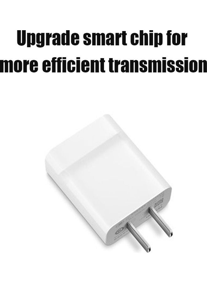 HUAWEI - 5V/2A USB Wall Charger with Charging Cable White - Image 1