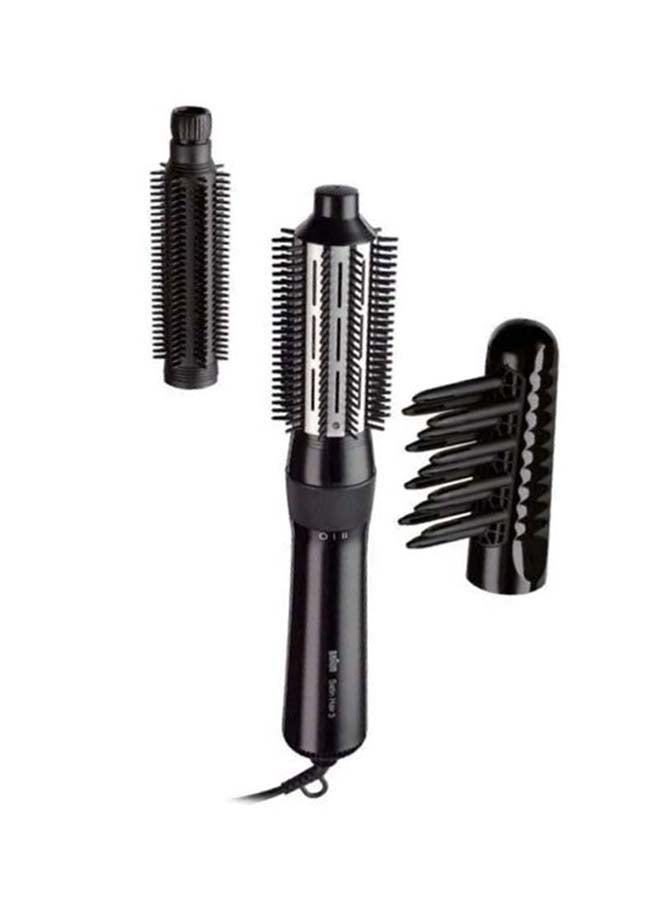 BRAUN 3 In 1 Dry, Style And Protect Hair Styler Set AS330 Black/Silver - Image 1