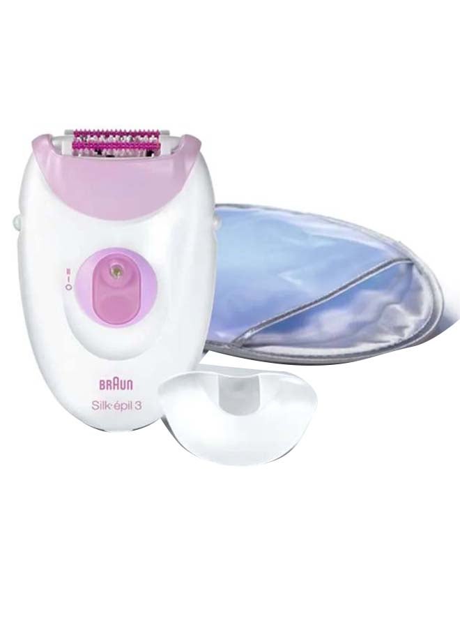 براون ماكينة إزالة الشعر سيلك إبيل 3 وردي/أبيض - Image 1