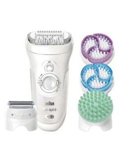 Silk Epil 9 Wet And Dry Epilator Set White