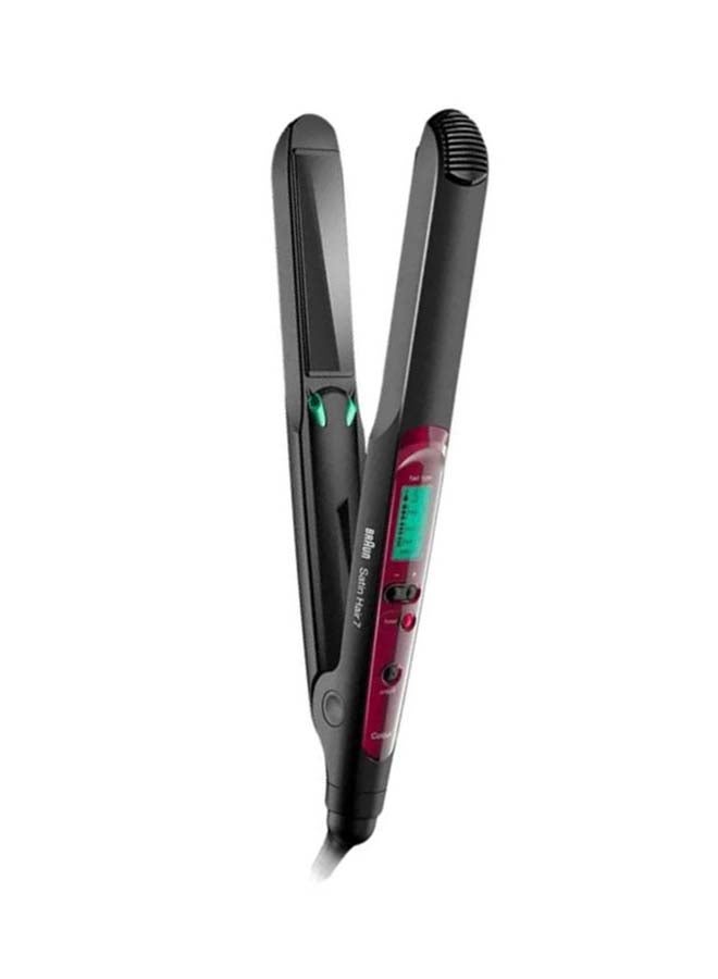 BRAUN - Satin Hair 7 ST750 Electric Straightener Black/Red - Image 1