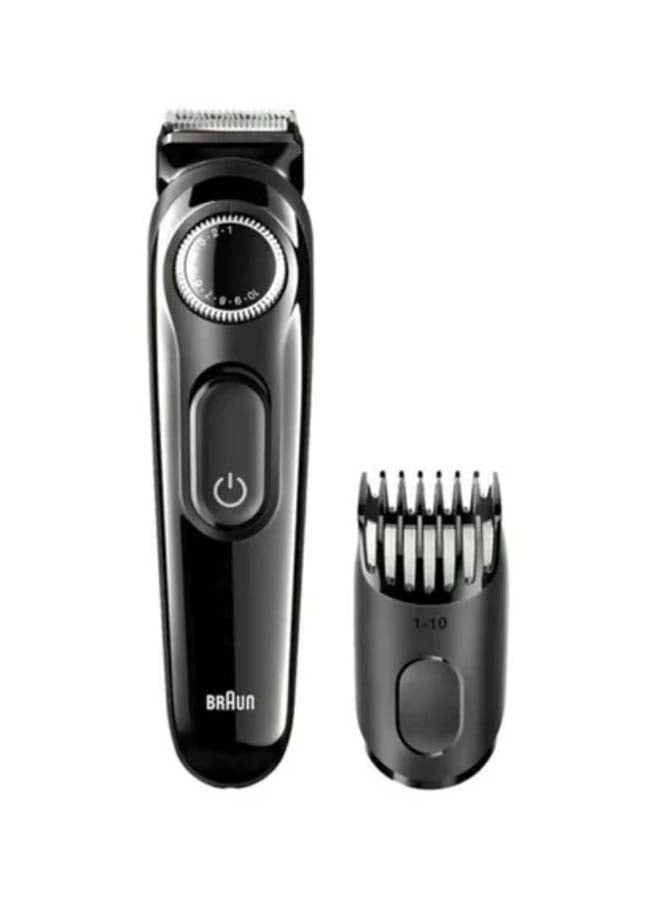 BRAUN - Beard Trimmer With Precision Dial And Comb Black - Image 1