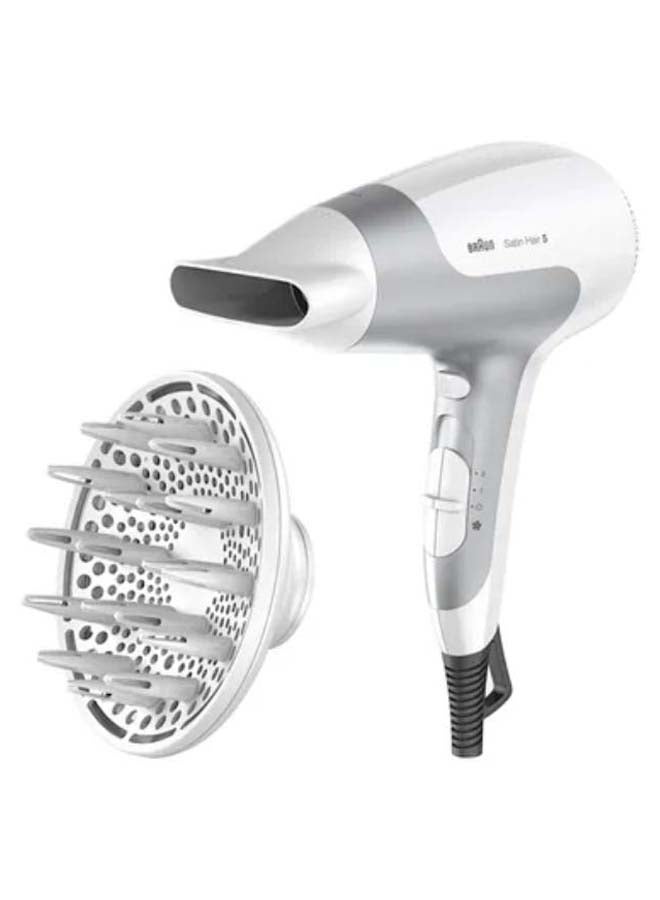 BRAUN Dryer Hd585 With Diffuser White  - Image 1