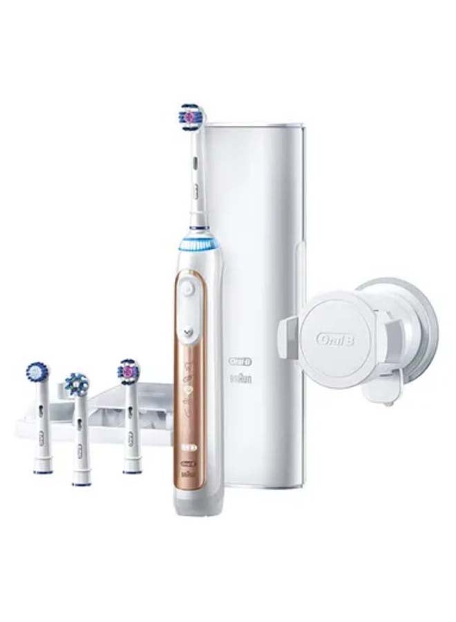 Oral-B - Genius 9000 Electric Tooth Brush Powered by Braun D701.545.6XC Rose Gold/White - Image 1
