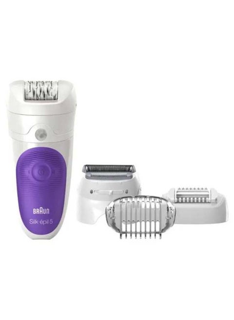 Silk-Epil SE 5-541 Wet And Dry Cordless Epilator White/Purple