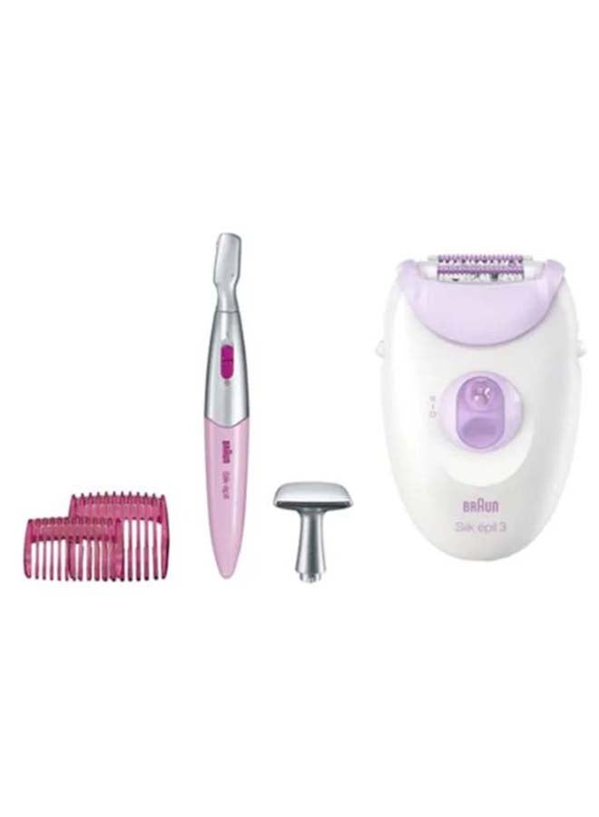 Silk Epil 3 Legs Epilator White/Grey/Purple 500grams - v1630056007/N25495563A_1