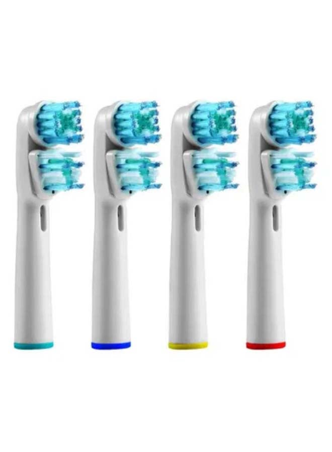 AROCCOM 4-Piece Replacement Toothbrush Heads For Oral-B Braun White  - Image 1