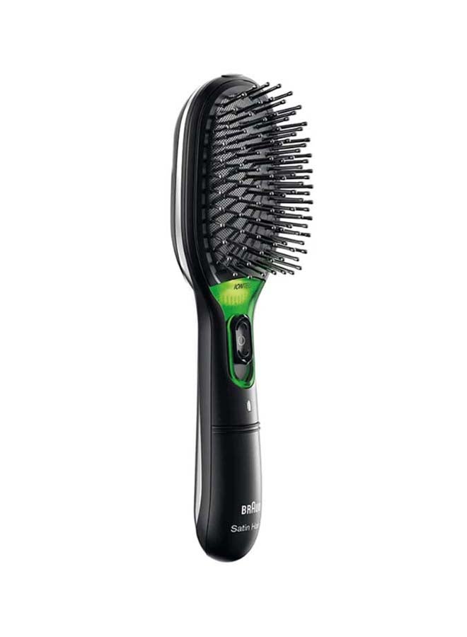 BRAUN Satin Hair 7 Iontec Brush Black/Green 6.57 x 2.55inch  - Image 1
